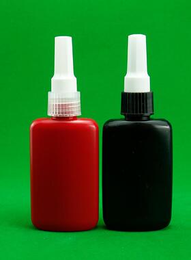 25ML细尖嘴厌氧UV胶瓶50ML红色螺丝胶瓶250ML黑色缺氧胶水瓶JB025