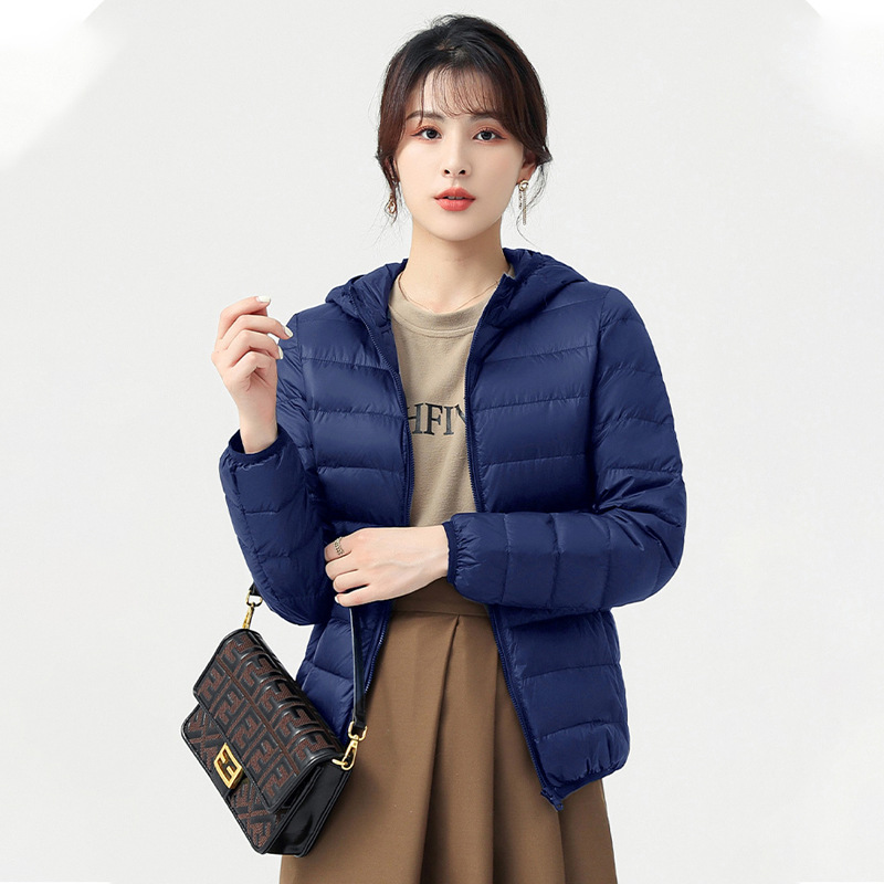 百搭新款轻薄羽绒棉服女冬季防寒