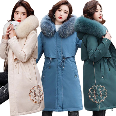 棉袄派克棉服大衣加厚外套工装