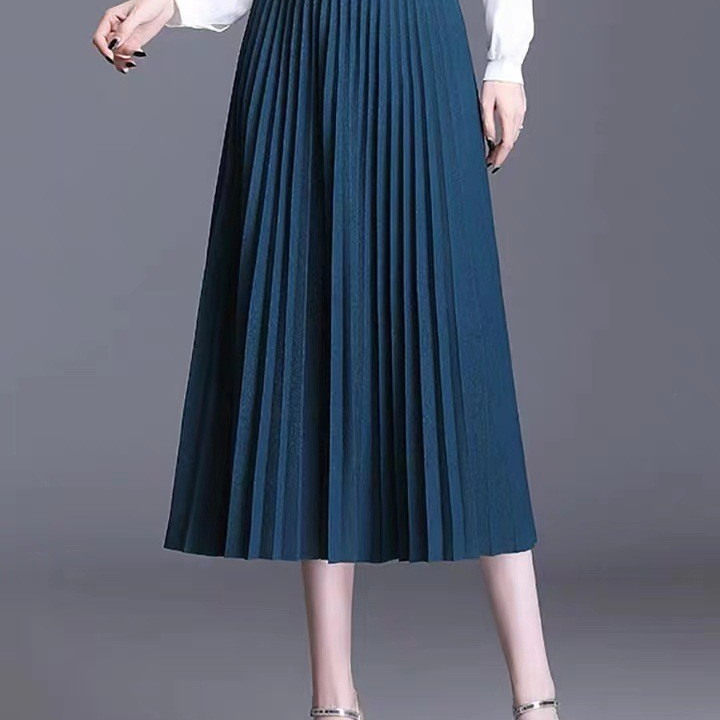 大码女冬显瘦a字裙子百褶裙半身裙胖妹妹长裙内搭外穿打底裙衬裙,女装/女士精品,半身裙,淘宝优惠券,粉丝福利购,淘宝优惠卷