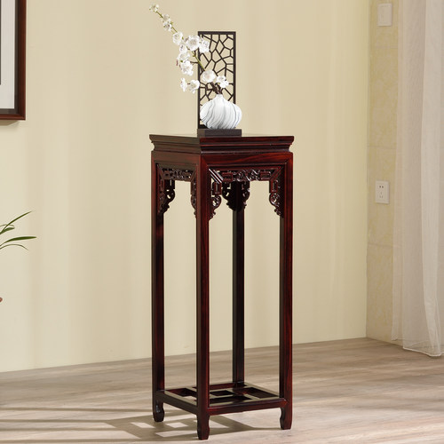 印尼黑酸枝花架榫卯结构稳固耐用