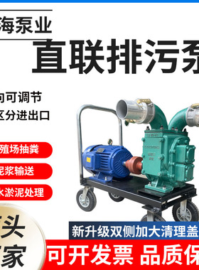 大流量齿轮自吸抽油泵污水泥浆养殖场抽粪泵高扬程双侧清理单三相