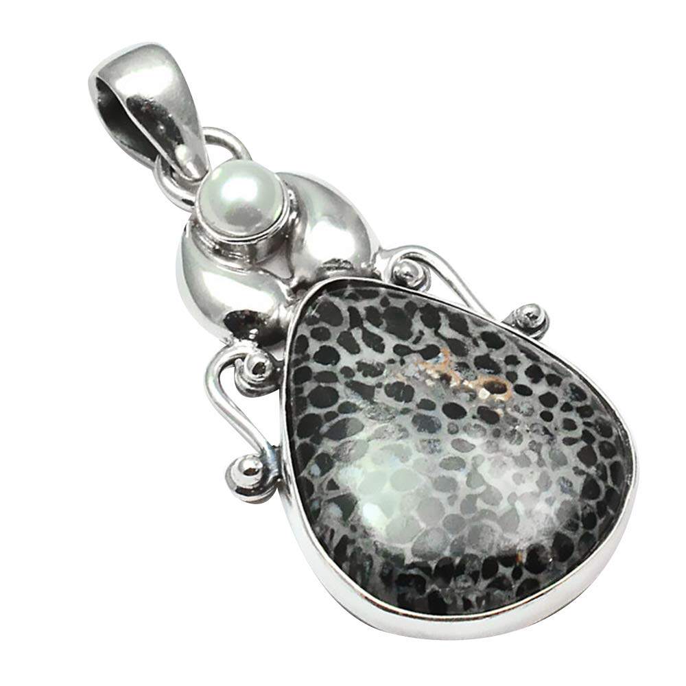 天然黄貂鱼珊瑚吊坠925纯银，47.5毫米，2SP0199在类目 饰品/流行首饰/时尚饰品新, 项坠/吊坠中 - 来自Buy2taobao.com提供专业的淘宝代购服务