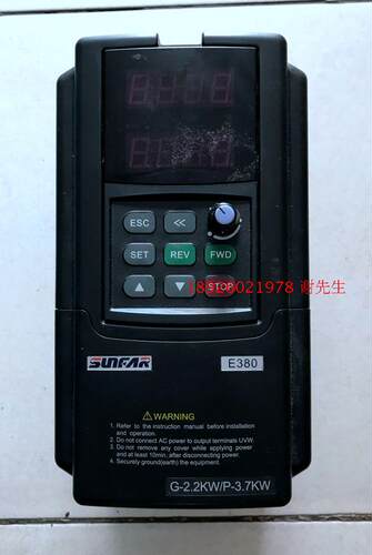 E380-4T0055G/0075P 四方变频器维修 SUNFAR变频器无显示 无输出