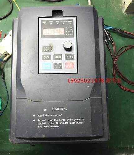WANLIANJIXIE-37R5GB/3011PB 深圳阿尔法变频器无显示无输出维修