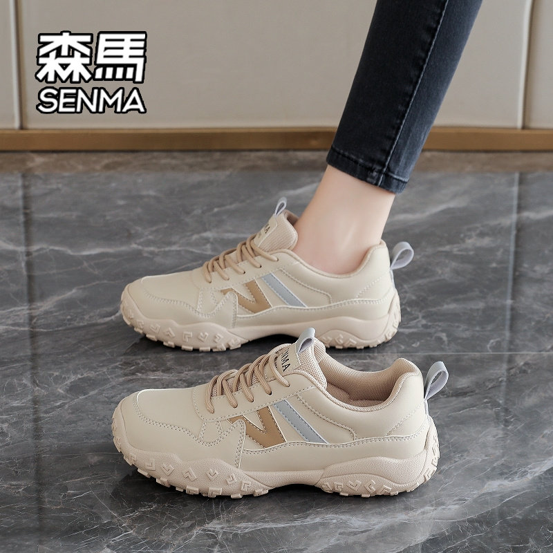 森马鞋子女款2026春季新款爆款户外登山旅游鞋小个子增高运动鞋W