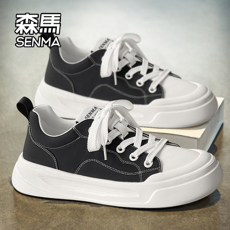 森马帆布鞋男款2026新款春季爆款男鞋轻便休闲百搭男士运动板鞋W,流行男鞋,帆布鞋,淘宝优惠券,粉丝福利购,淘宝优惠卷