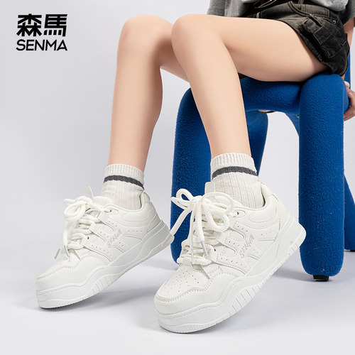 森马情侣休闲板鞋百搭小白鞋
