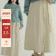稀有RARE 户外棉裙原创日杂风秋冬加厚保暖半身裙文艺气质中长裙