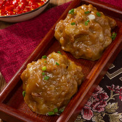 龙游肉圆衢州特色小吃红薯粉肉丸可蒸农家手工新鲜自制半成品