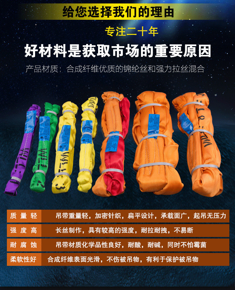 起重起重吊带吊装带圆形