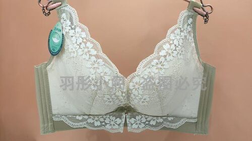 奴芝性感无钢圈聚拢蕾丝薄款内衣