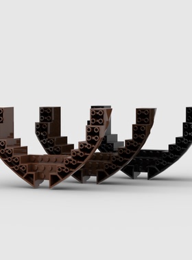 国产积木 14740(4563025/6044599)64645/16x12船壳体甲板