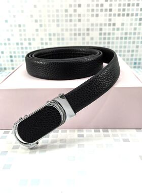 SATCHI沙驰专柜正品女士腰带头层牛皮裤带自动扣皮带女SF6354-1H