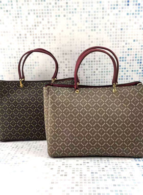 SATCHI沙驰女包经典印花手提包百搭单肩斜挎包SR39629-1KR-1FR