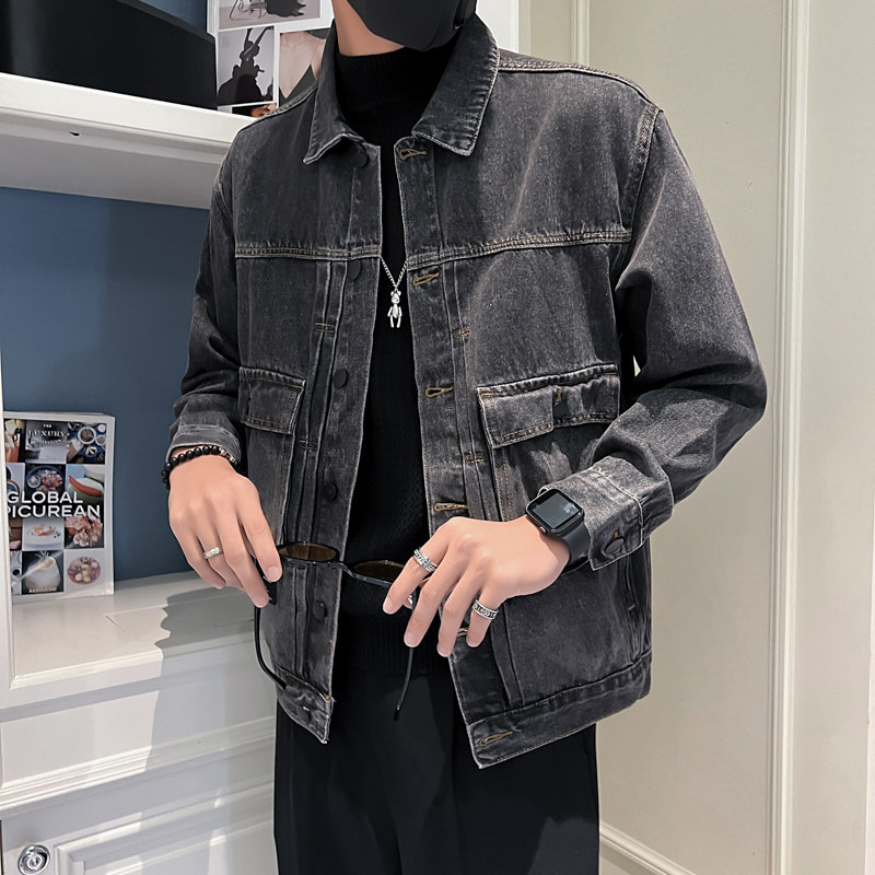 秋冬水洗牛仔外套夹克抖音直播高品质男上衣D326-1NT907P145,男装夹克,星座1101