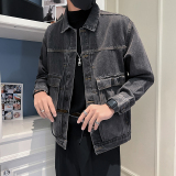 秋冬水洗牛仔外套夹克抖音直播高品质男上衣D326-1NT907P145，男装夹克，星座1101
