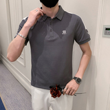 2023夏季刺绣精神小伙短袖POLO衫社会青年上衣潮D326-16806P55，男装Polo衫，星座1101