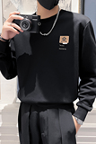 2024秋冬男新款韩版印花上衣打底衫青少年卫衣D326-11215P68控98，男装卫衣，星座1101