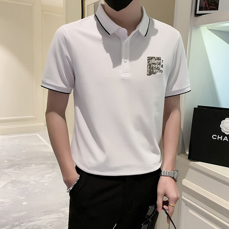 2024夏装男新品抖音直播爆版短袖POLO常规版型男D326-16898P55,男装Polo衫,星座1101