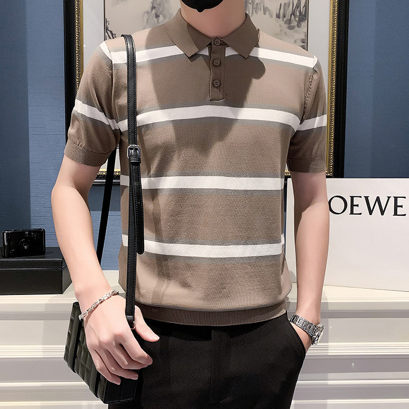 2024夏装男新品抖音直播爆版短袖POLO常规版型男D326-16953P58,男装Polo衫,星座1101