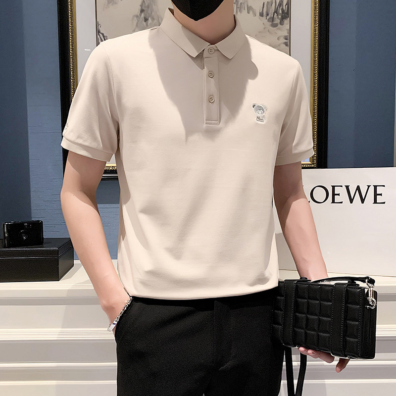 2024夏装男新品抖音直播爆版短袖POLO常规版型男D326-16901P55,男装Polo衫,星座1101