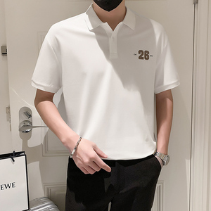 2024春夏男打底衫短袖上衣POLO衫抖音拼色男 D326-1 9113 P55图片