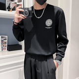 22秋冬男新款韩版印花上衣打底衫青少年卫衣D326-11282P58控78，男装卫衣，星座1101