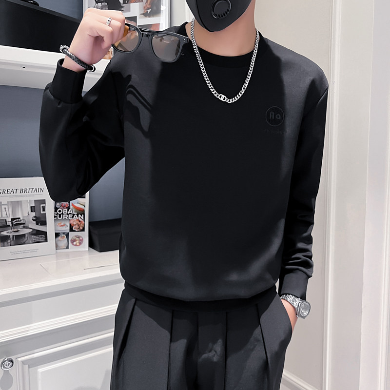 22秋冬男新款韩版刺绣上衣打底衫青少年卫衣D326-11273P58控78,男装卫衣,星座1101