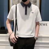 2024夏装男新品抖音直播爆版短袖POLO常规版型男D326-19516P55，男装Polo衫，星座1101
