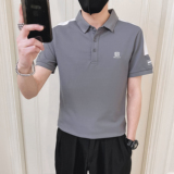 2022社会小伙新款短袖POLO衫刺绣无头风半袖POLOD326-16806P55，男装Polo衫，星座1101
