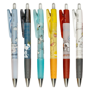 日本百乐pliot太阳星联名小熊维尼史努比姆明亚美opt中油笔圆珠笔