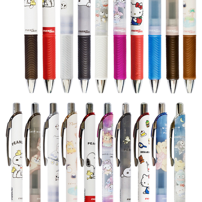 日本Pentel派通史努比姆明奇奇蒂蒂Sanrio/三丽鸥凯蒂猫速干系列BLN75中性笔