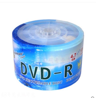 包邮香蕉DVD-R空白刻录光盘4.7G 16X 50片装DVD刻录光盘