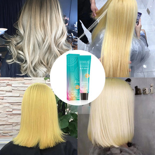 VIKADA女士漂发剂褪色剂漂发膏漂粉加双氧头发男士还原剂染发膏