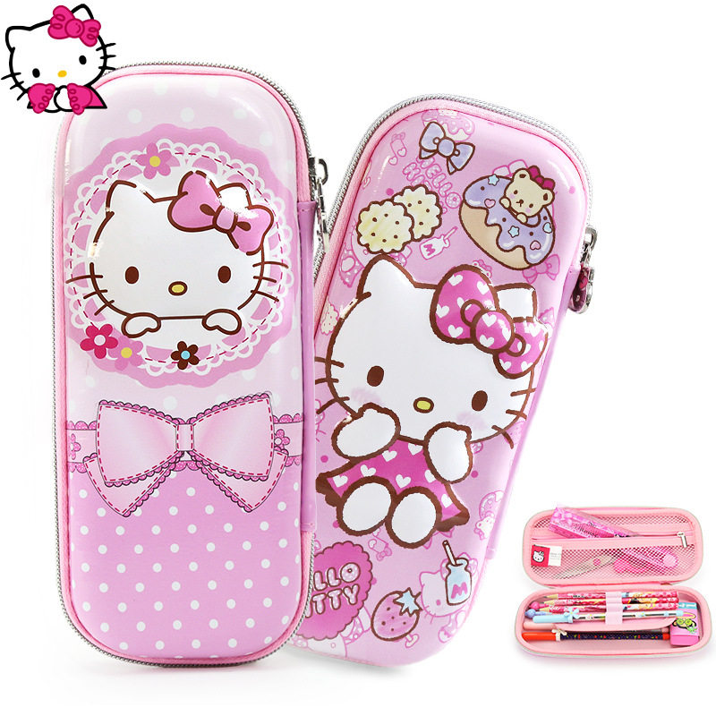 HelloKitty文具盒女小学生网红抖音儿童文具盒笔盒大容量铅笔袋包