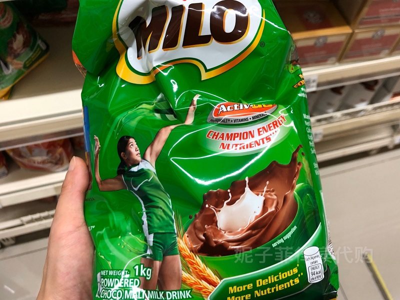 大包装!菲律宾雀巢Nestle美禄MILO巧克力可可粉冲饮营养早餐1KG_虎窝淘