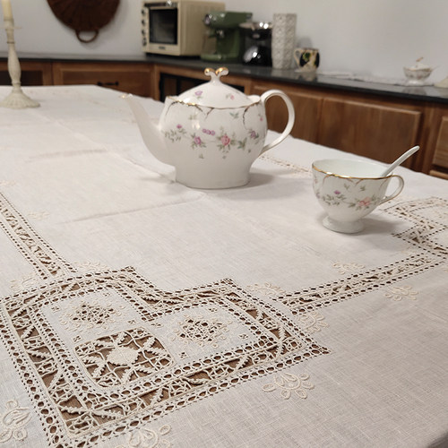 壹佰年刺绣直播间（s401-s450）手工绣花桌布桌旗外贸库存