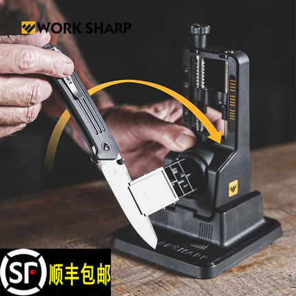 美国进口worksharp手动磨刀石定角磨刀器磨刀棒刀剑厨刀开刃工具