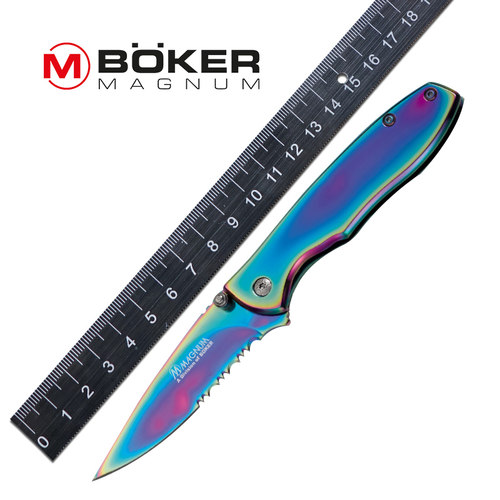 德国进口博克boker随身便携迷你折叠刀创意半齿工具刀锋利开箱刀