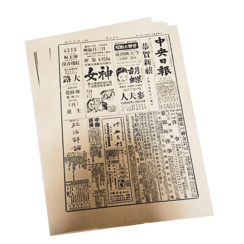 203040年代报纸领导影印打印版