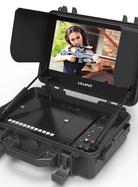 LILLIPUT利利普BM120-4KS12.5寸4K箱载广播级导演监视器 HDMI/SDI双接口3D-LUT四分割画面单反摄影监看显示屏