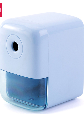 得力71158自动进铅手动钻笔刀儿童小学生用铅笔刨旋绞修剥碳笔机削笔器机铅笔刀多功能手摇车卷笔刀铅削笔刀