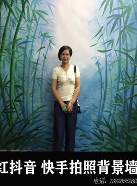 背景墙风景画手绘定制墙绘画彩绘