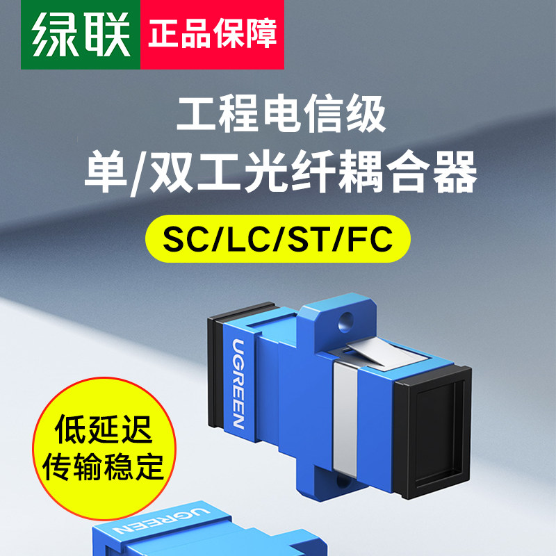 绿联光纤耦合器SC/LC/FC/ST
