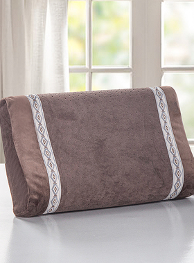 乳胶枕套60x40加厚天鹅绒记忆55x35儿童cmx60x3530单人成人头套家