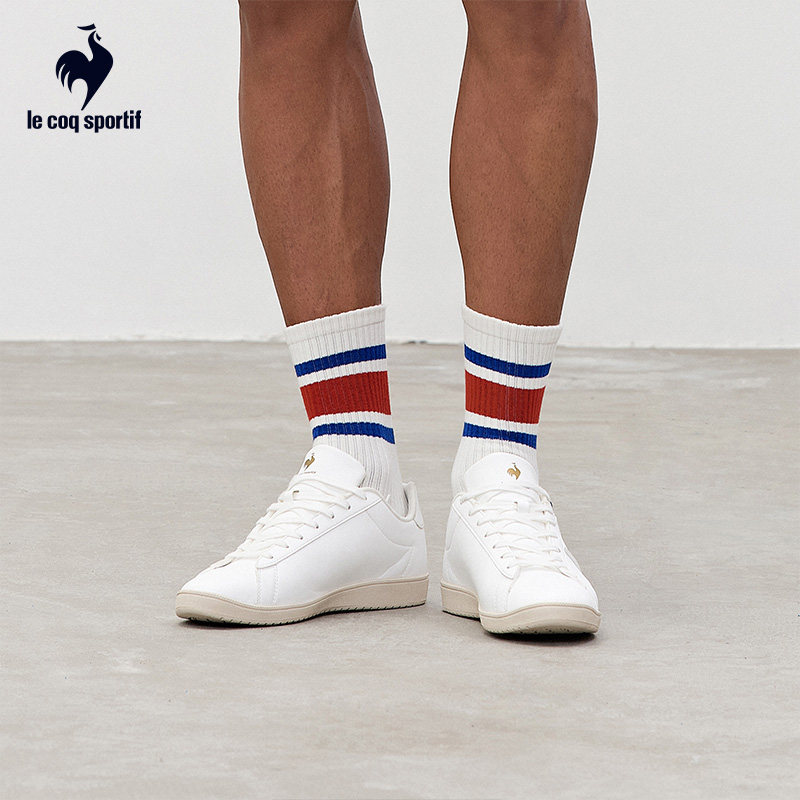 乐卡克法国公鸡男女款薄底运动鞋时尚百搭轻盈潮流网球板鞋情侣款,运动鞋new,运动休闲鞋,淘宝优惠券,粉丝福利购,淘宝优惠卷