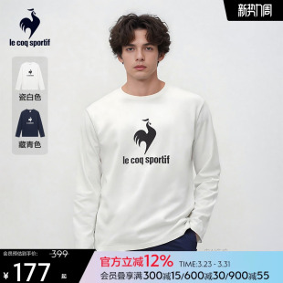 T恤休闲圆领上衣 运动长袖 乐卡克秋季 男女同款