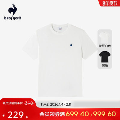 乐卡克法国公鸡男短袖T恤