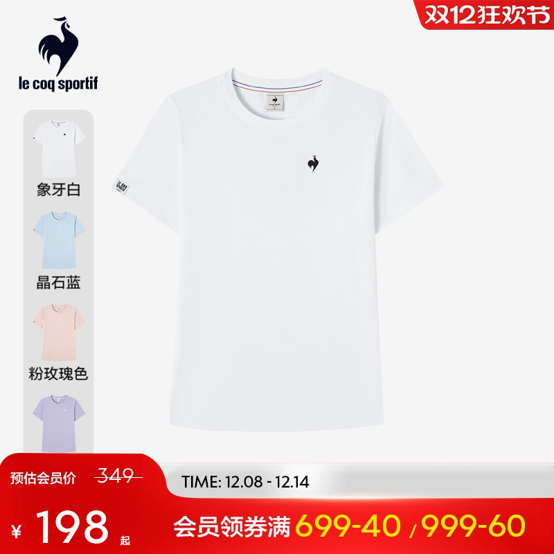 圆领短袖T恤女士法国公鸡